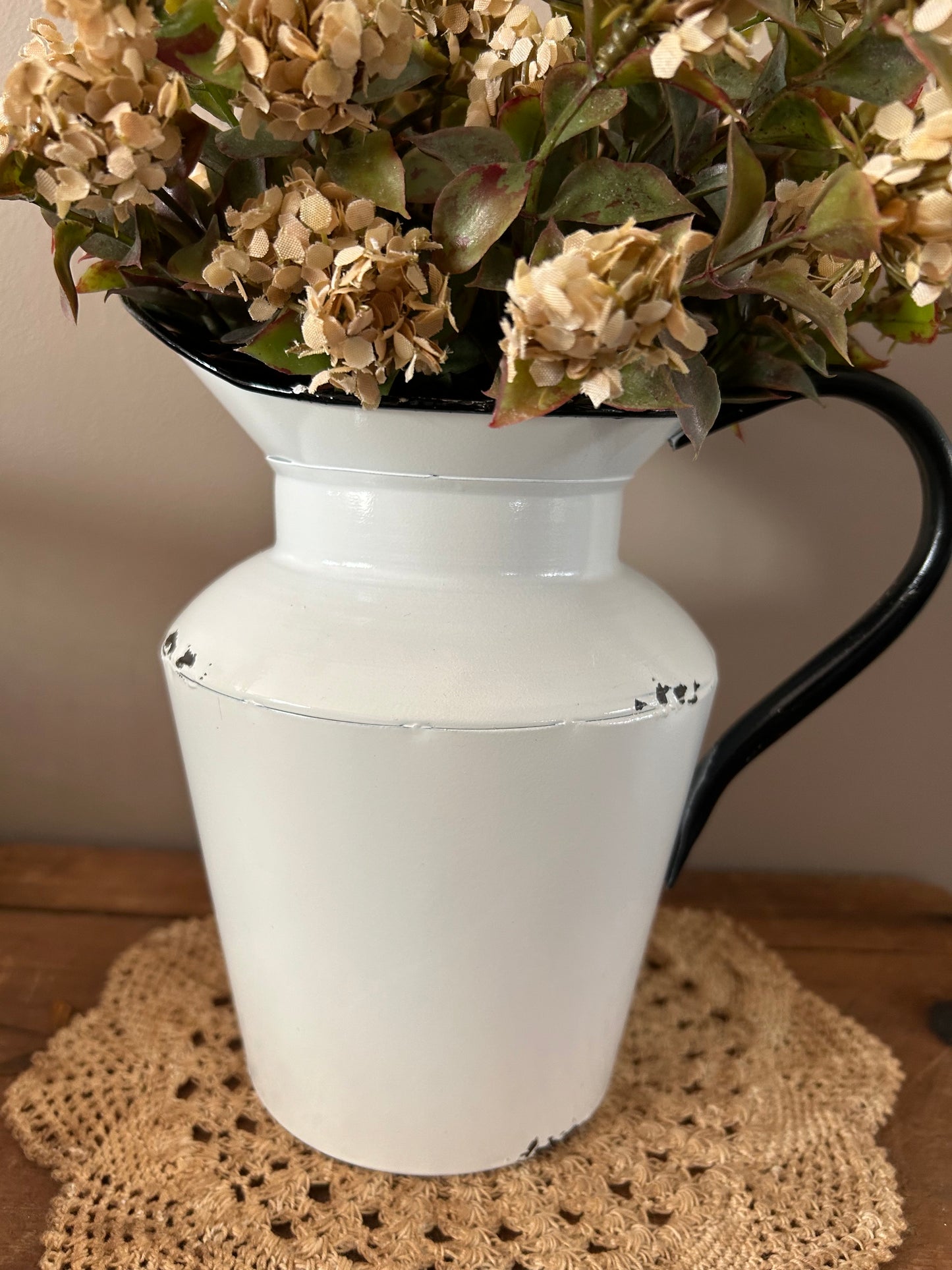 Enamelware pitcher