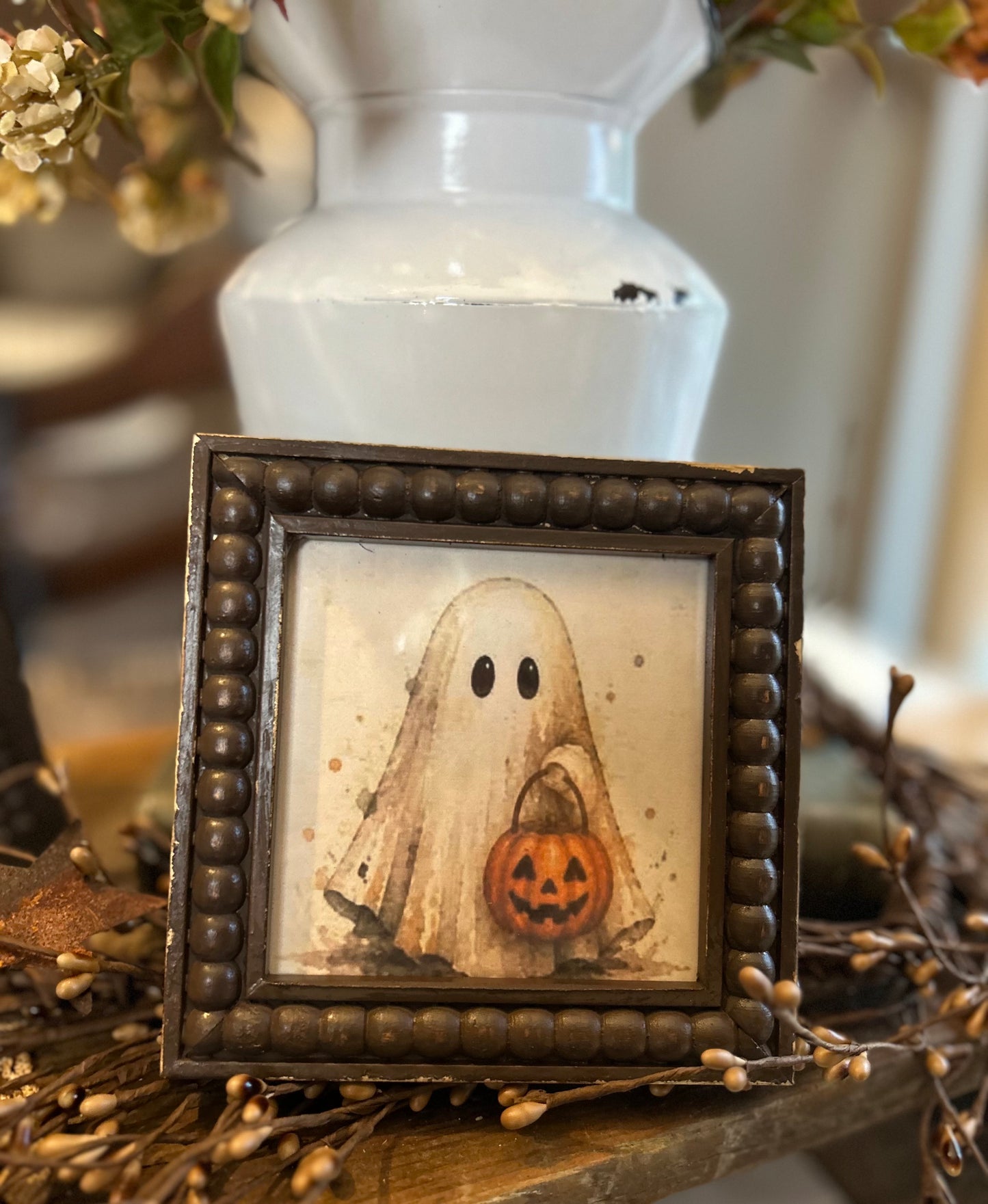 Ghosty with pumpkin Picture