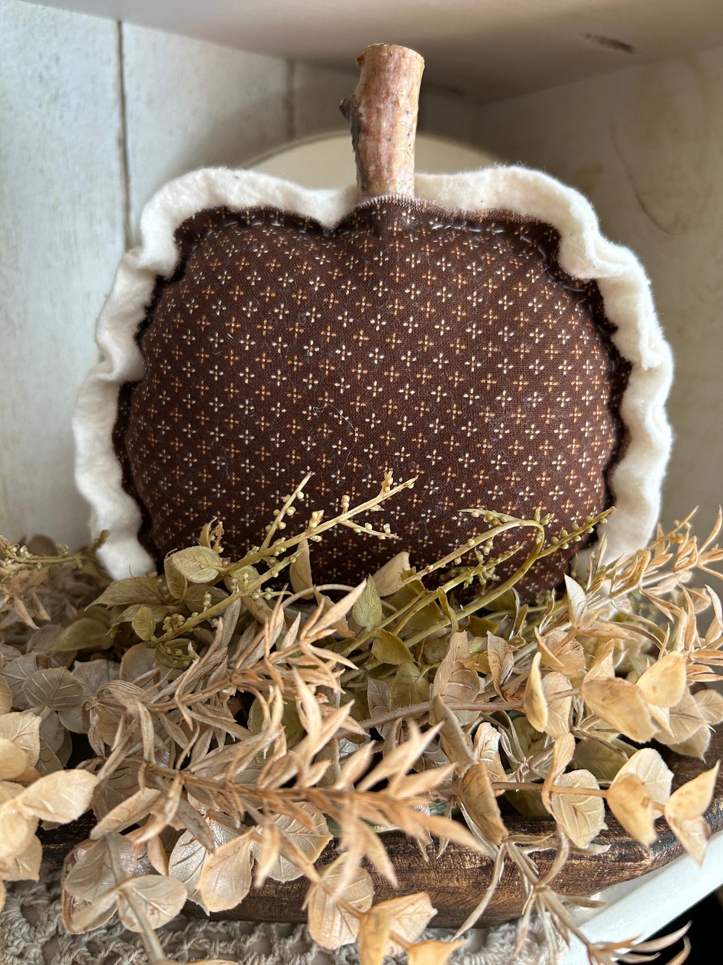 Brown stuffed Pumpkin