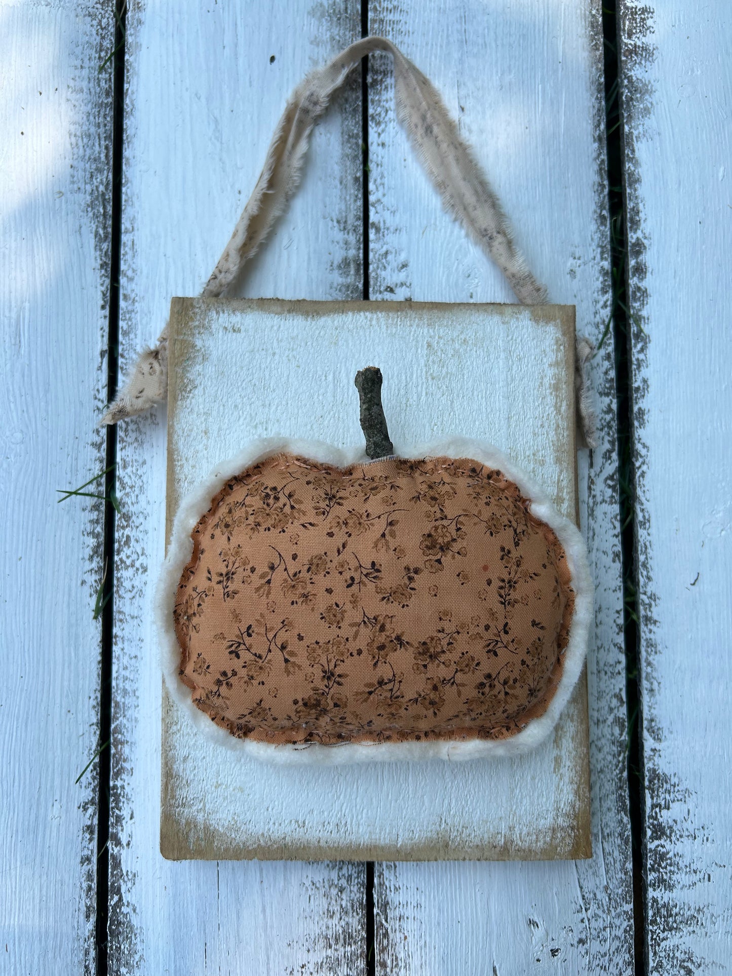 Stuffed Hanging Pumpkin
