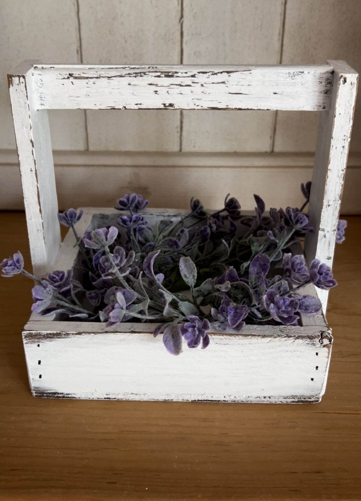 White Wooden Box