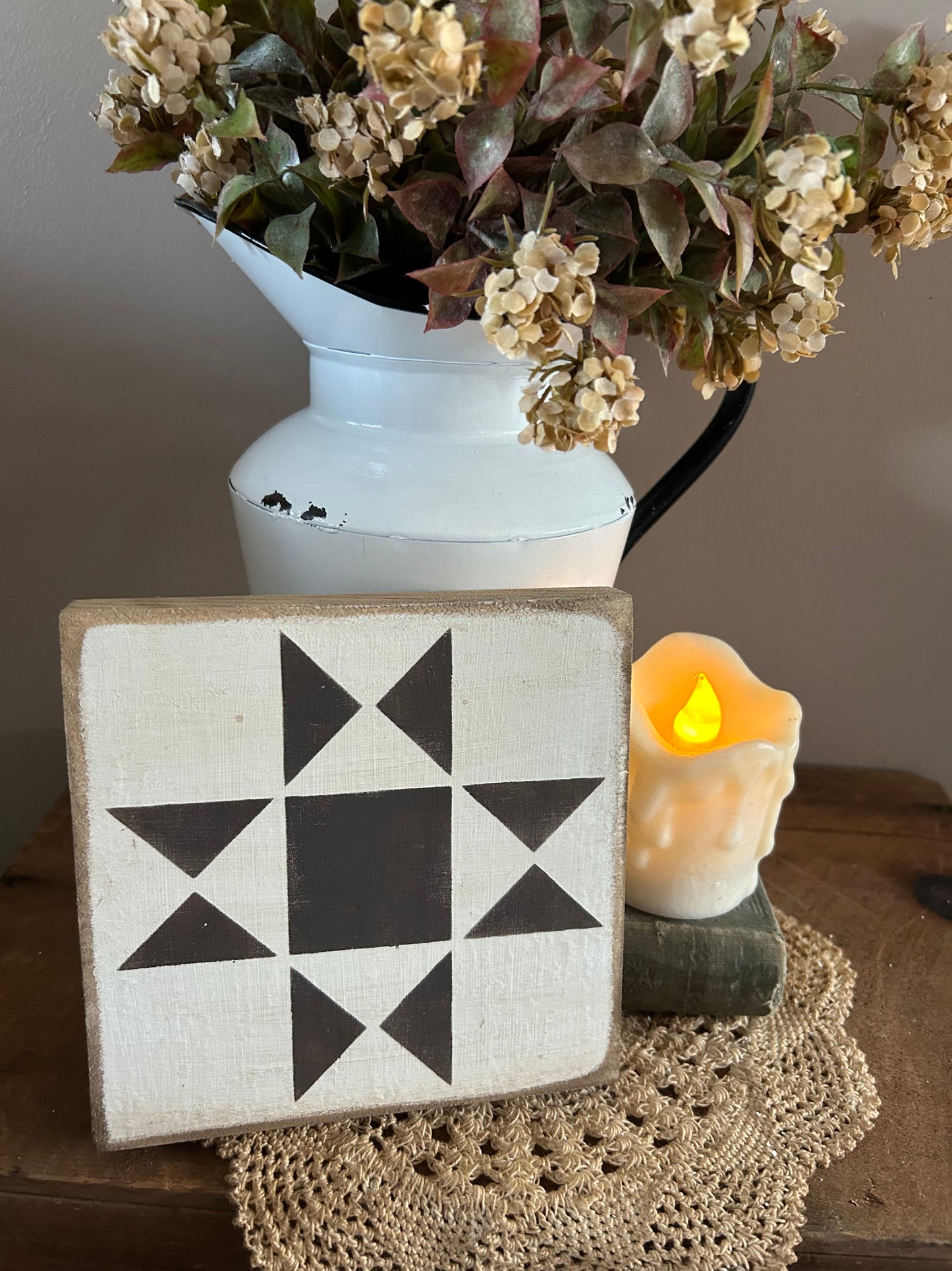 Brown quilt Block