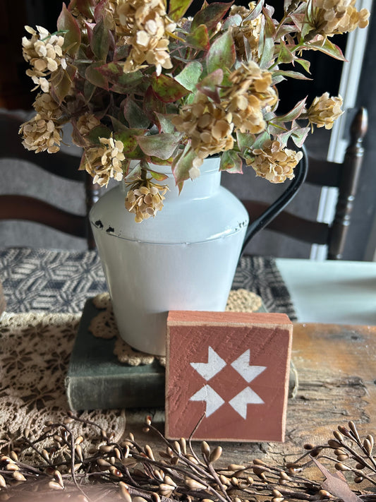 Orange quilt Block
