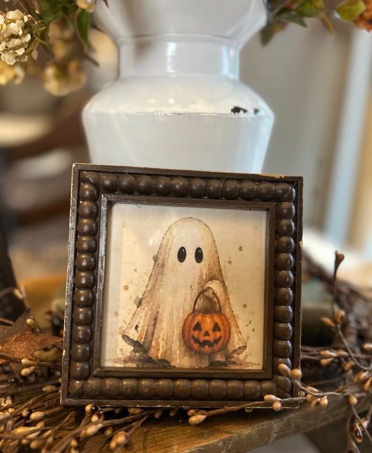 Ghosty with pumpkin Picture