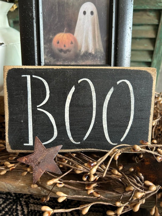 Boo Sign  **ON SALE**      was 6.95
