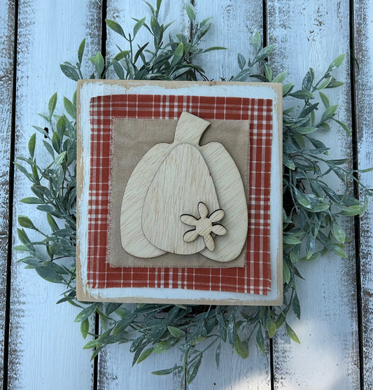 Orange Pumpkin Shelf Sitter Kit