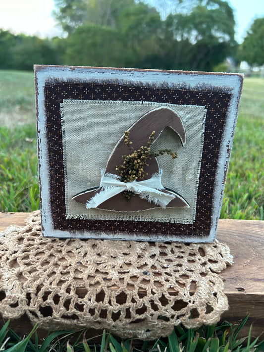 Brown Witch Hat Block