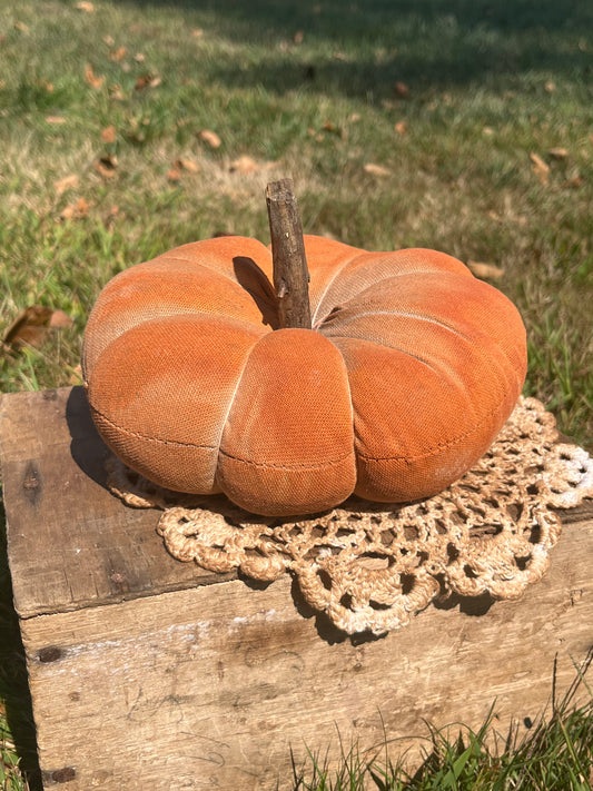 Stuffed Orange Pumpkin