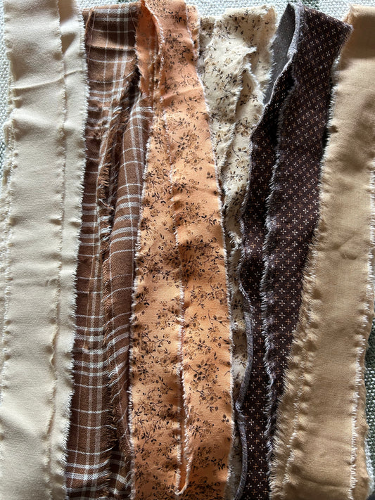 Fall Fabric Strips