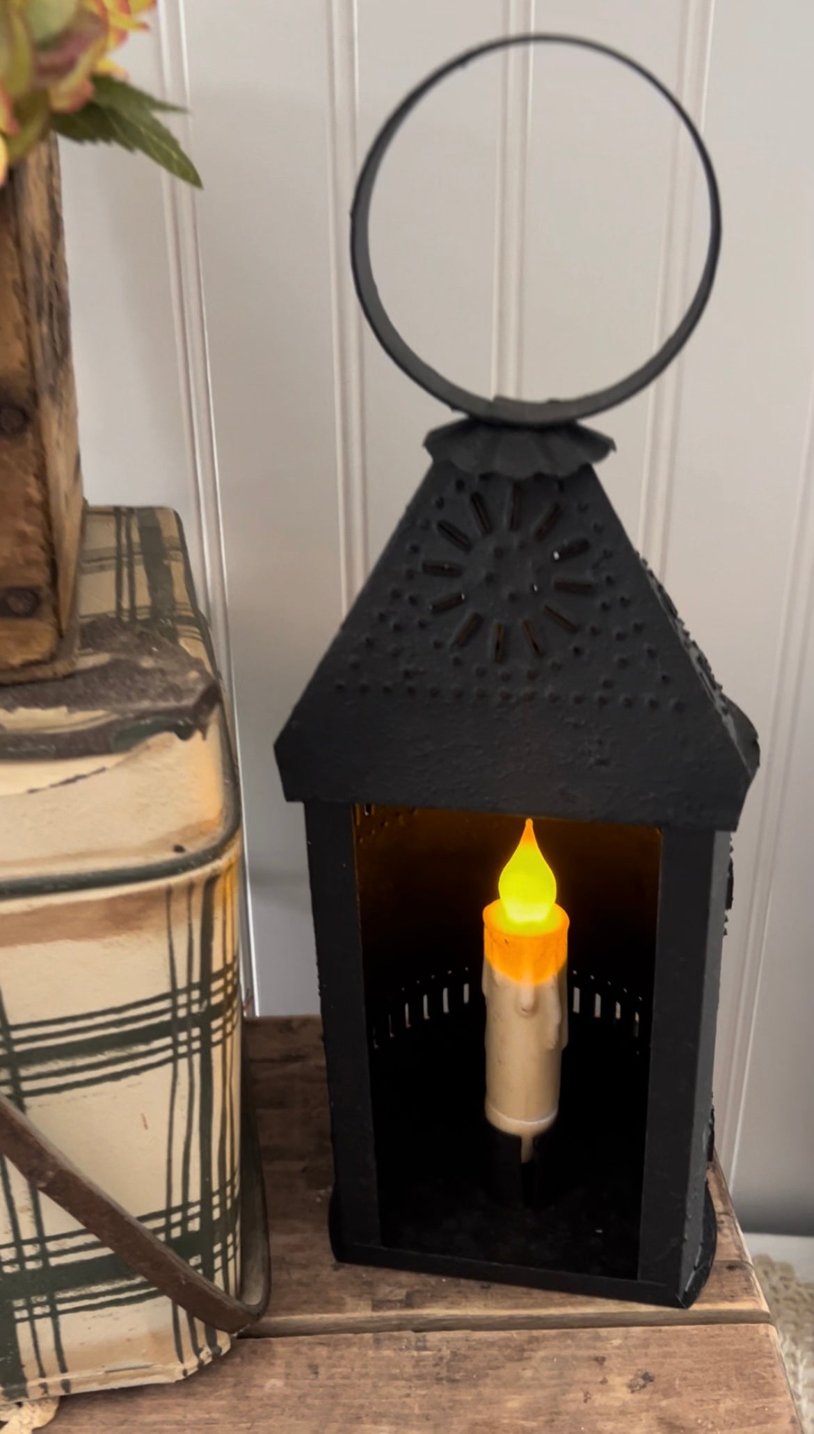 Punch Tin Lantern