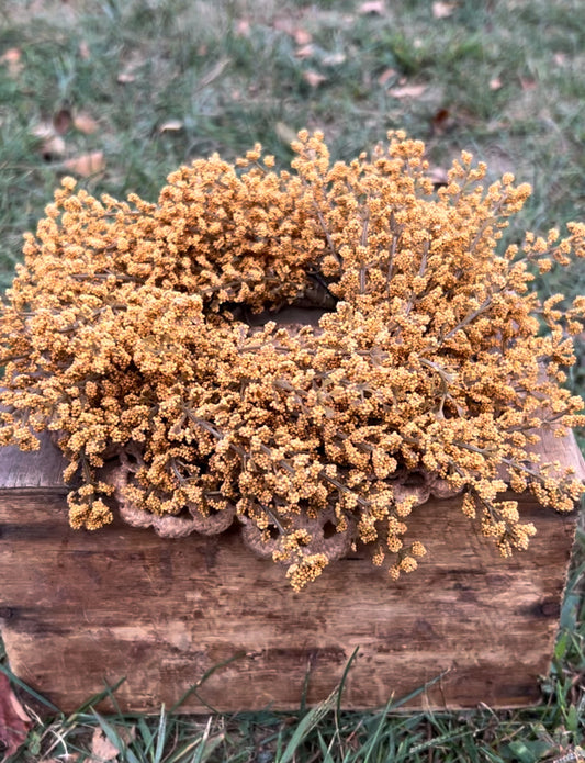 Mustard Orange Wreath